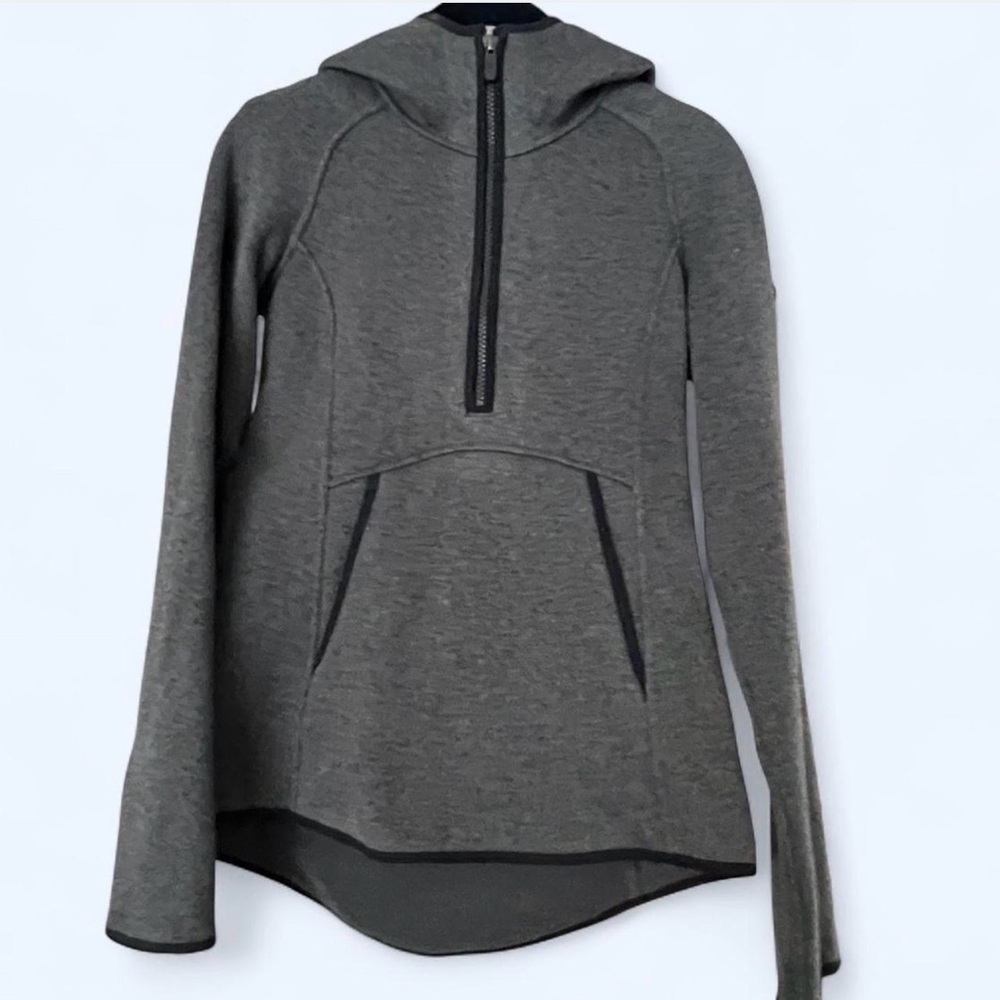 lululemon athletica Gray Hoodie Sweatshirt
